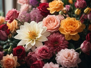 Fototapeta premium bouquet of roses