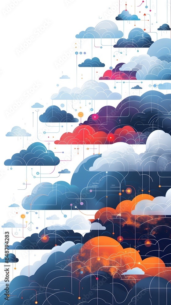 Poster multicloud computing strategy interconnected cloud services with diverse providers and integrated in
