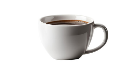 Empty coffee ceramic cup isolated PNG 