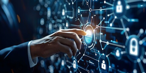 Cybersecurity Incident Response Coordinator manages and mitigates security breaches within an organization. Concept Cybersecurity, Incident Response, Coordinator, Security Breaches, Mitigation