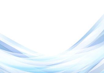 光る青のネットワークウェーブ背景