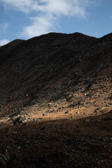 stone path in the mountains