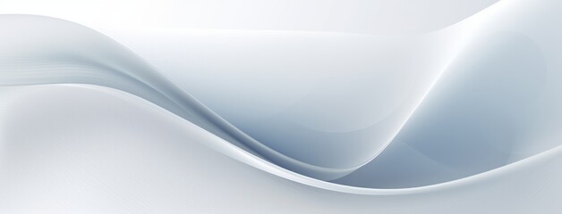 Abstract white wave background with smooth lines, minimalist designs, modern presentations, sleek websites, and clean digital artworks. Perfect for creating white geometric abstract background