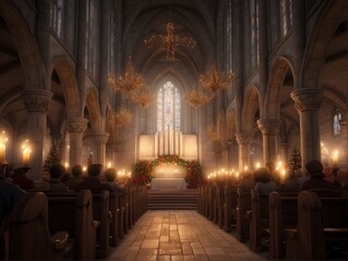 Obraz premium interior of church
