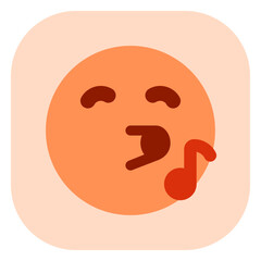 Editable whistle expression emoticon vector icon. Part of a big icon set family. Part of a big icon set family. Perfect for web and app interfaces, presentations, infographics, etc