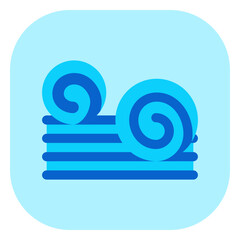 Editable hay bale vector icon. Farm, landscape, field. Part of a big icon set family. Perfect for web and app interfaces, presentations, infographics, etc