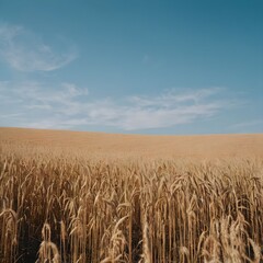 Naklejka premium field of wheat
