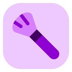 Editable makeup brush vector icon. Cosmetics, makeup, skincare, beauty. Part of a big icon set family. Perfect for web and app interfaces, presentations, infographics, etc