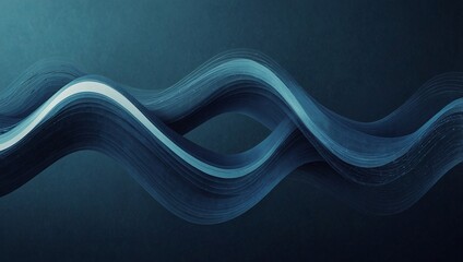 Obraz premium blue abstract background wavy line