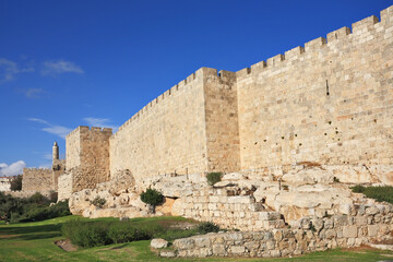 Defensive wall of Jerusalem