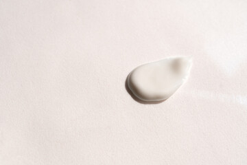 face cream texture on white surface