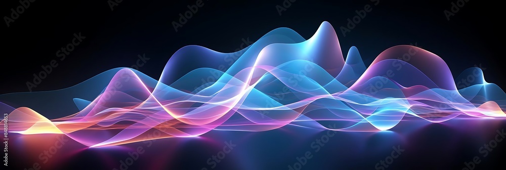 Poster a colorful array of lights illuminate the scene, creating a mesmerizing ambiance
