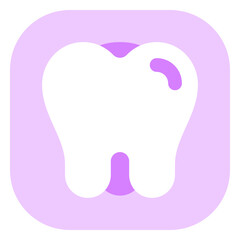 Editable molar, premolar, tooth vector icon. Dentistry, healthcare, medical. Part of a big icon set family. Perfect for web and app interfaces, presentations, infographics, etc