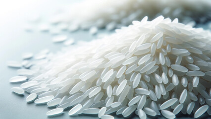 uncooked Japanese white rice.