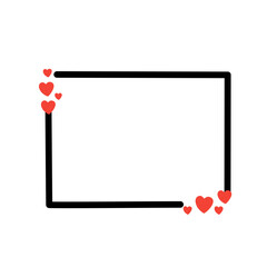 heart valentine frame