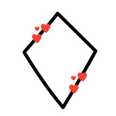 heart valentine frame