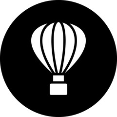 Vector Design Air Balloon Icon Style