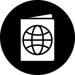 Vector Design Passport Icon Style