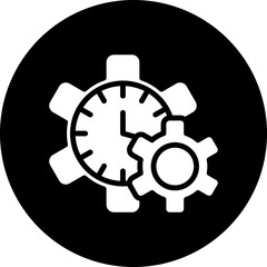 Vector Design Time Management Icon Style