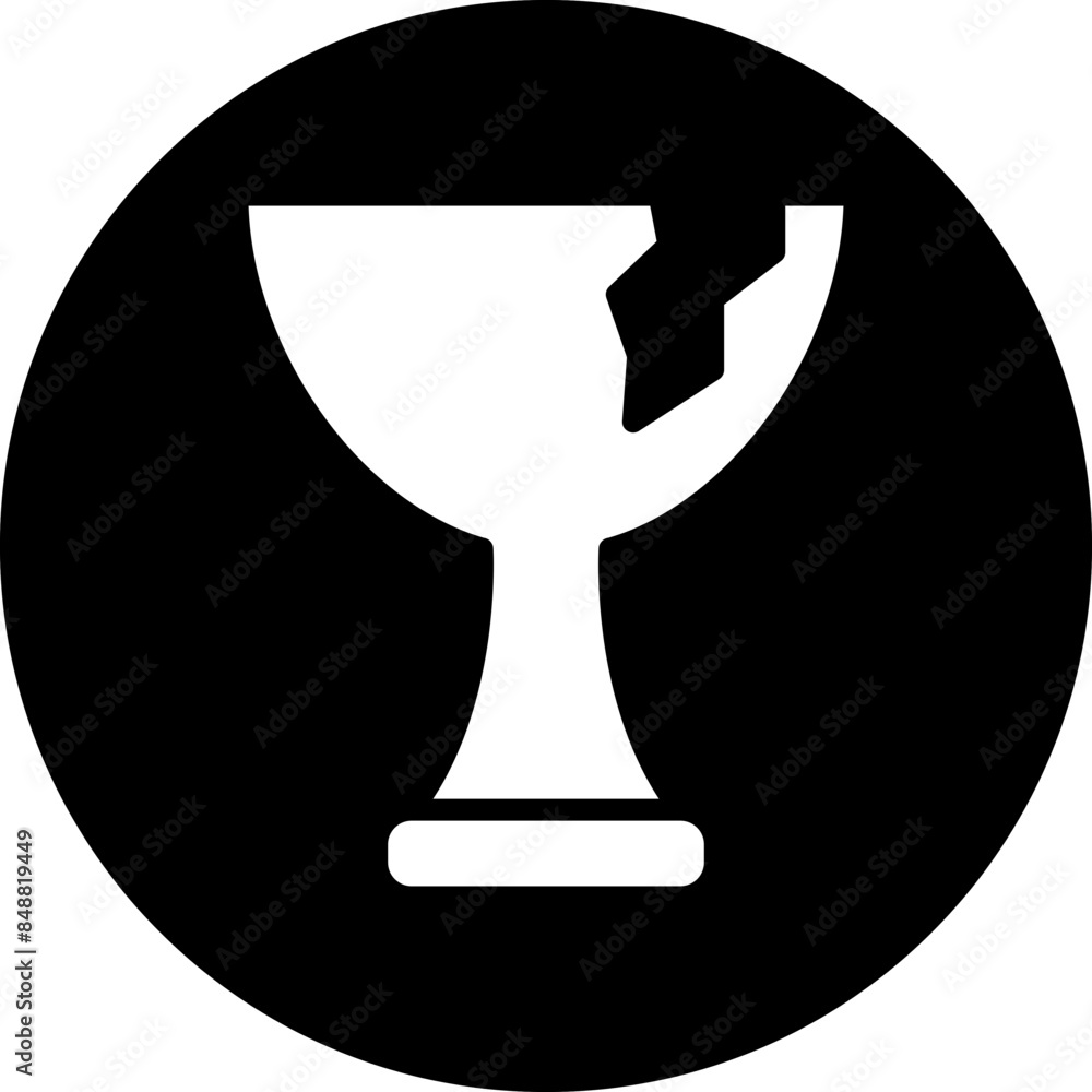 Poster vector design fragile icon style
