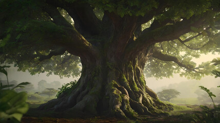 Fototapeta premium guardian living tree