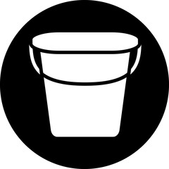 Vector Design Water Bucket Icon Style