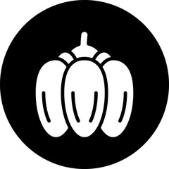 Vector Design Paprika Icon Style