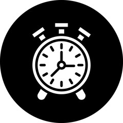 Vector Design Alarm Clock Icon Style