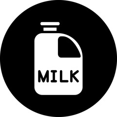 Vector Design Milk Bottle Icon Style