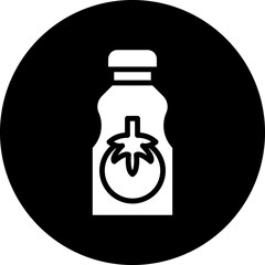 Vector Design Tomato Sauce Icon Style