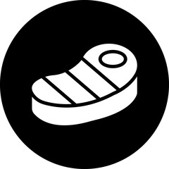 Vector Design Steak Icon Style