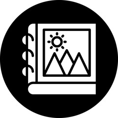 Vector Design Photo Album Icon Style