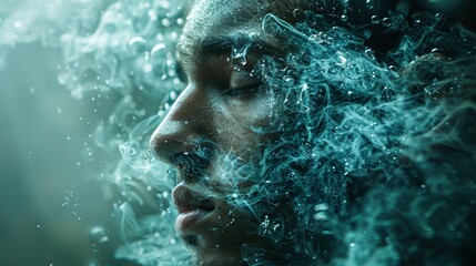 Surreal 3D Connections Between Dreams And Reality, Abstract Background HD For Designer