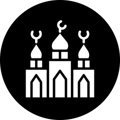 Obraz premium Vector Design Mosque Icon Style