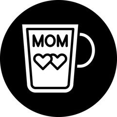Vector Design MOM Mug Icon Style
