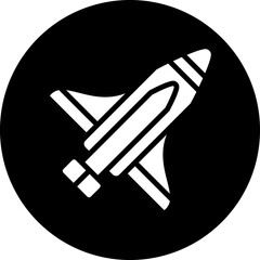 Vector Design Spacecraft Icon Style