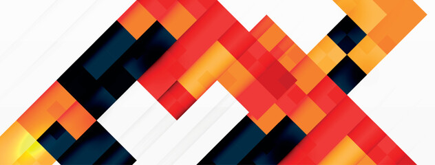 Dynamic colorful squares background. Vector Illustration For Wallpaper, Banner, Background, Card, Book Illustration, landing page