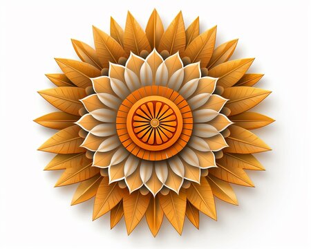 Ashoka Chakra clipart, the emblem featured on the Indian flag