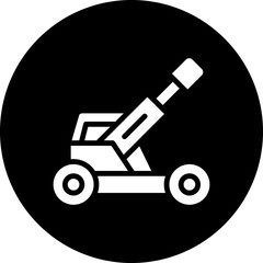 Vector Design Army Artillery Icon Style
