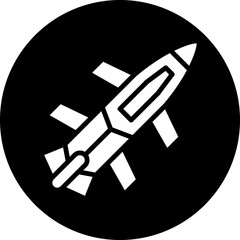 Vector Design Army Rocket Icon Style