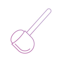 scoop icon with white background vector stock illustration