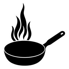 frying pan isolated