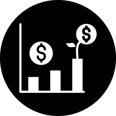 Vector Design Business Growth Icon Style