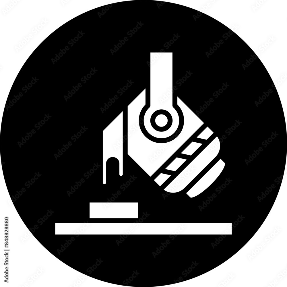 Sticker Vector Design Industry Molten Icon Style