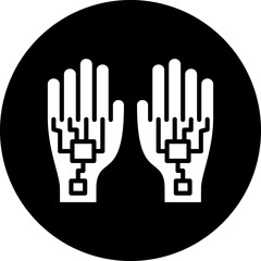 Vector Design Wired Gloves Icon Style