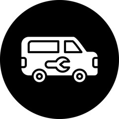 Vector Design Plumber Van Icon Style