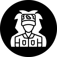 Vector Design Ghilie Suit Icon Style