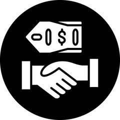 Vector Design Buyout Price Icon Style