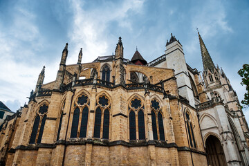 Fototapeta premium Bayonne is a city in the French Basque Country, at the confluence of the Nive and Adour rivers, in southwestern France.