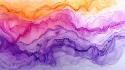 Fluid Connections In An Abstract Watercolor Painting, Abstract Background HD For Designer